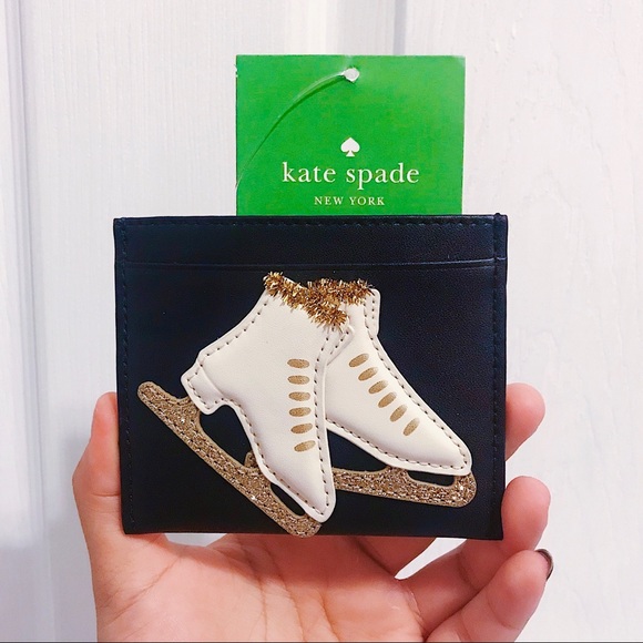 NWT ⛸ Kate Spade Ice Skating Cardholder